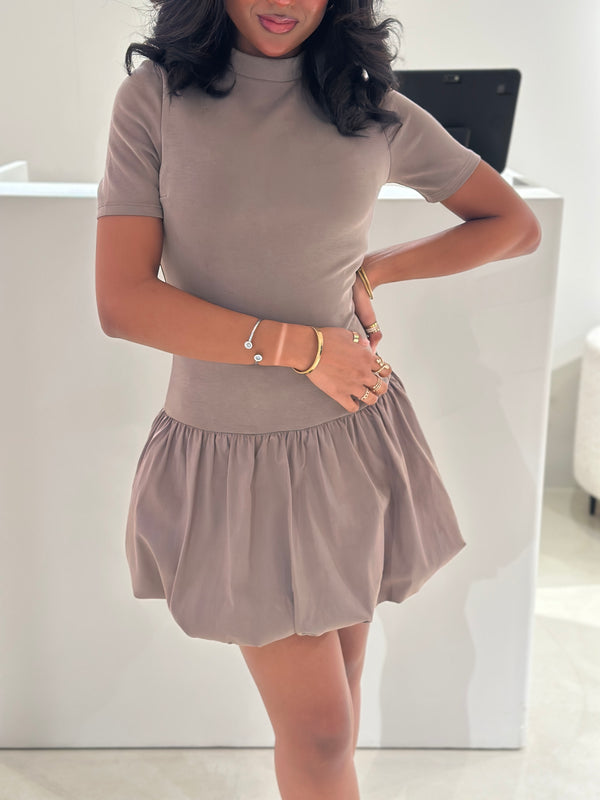SHORT DRESS FLUFFY فستان