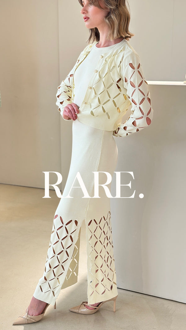 DIAMOND NET CARDIGAN