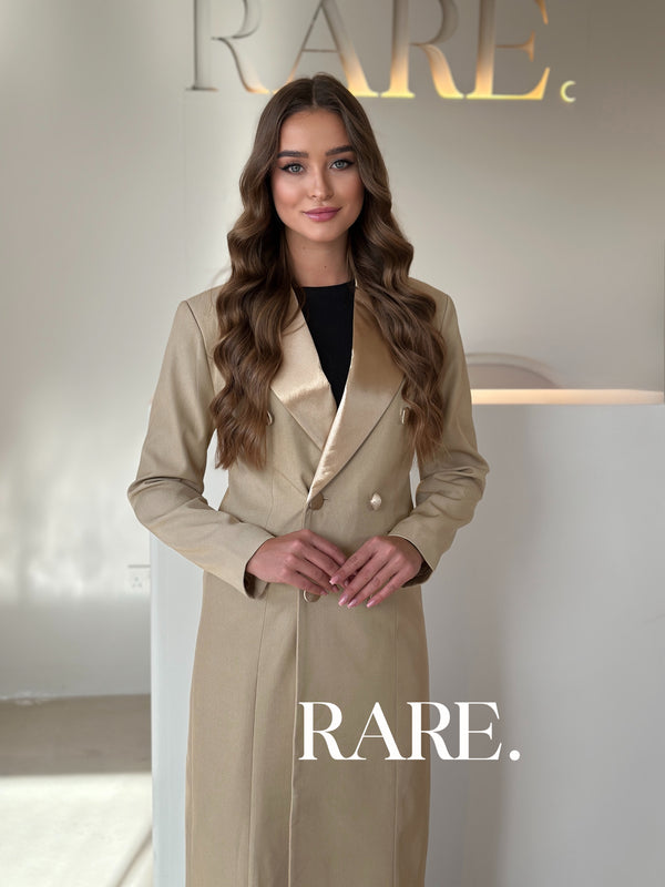 TAILORED DOUBLE BREASTED COAT كوت