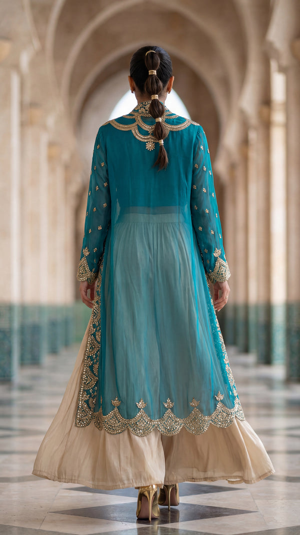 3P LONG JACKET SUIT بدلة