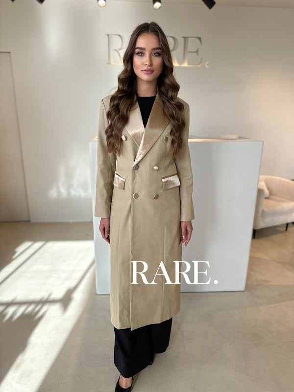 TAILORED DOUBLE BREASTED COAT كوت