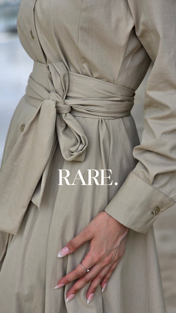 LONG DRESS WITH BELT