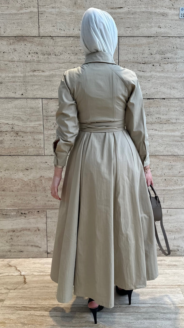 LONG DRESS WITH BELT