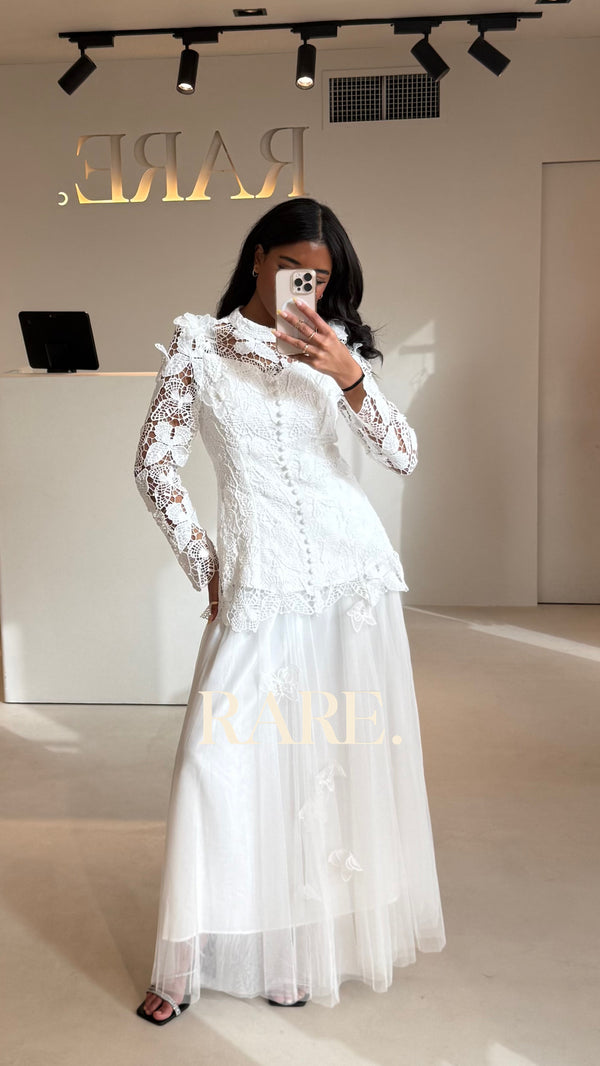 BUTTERFLY SKIRT SUIT