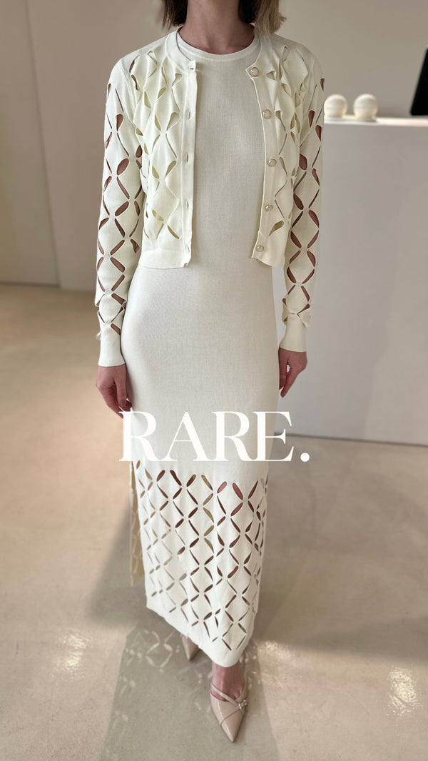 DIAMOND NET CARDIGAN