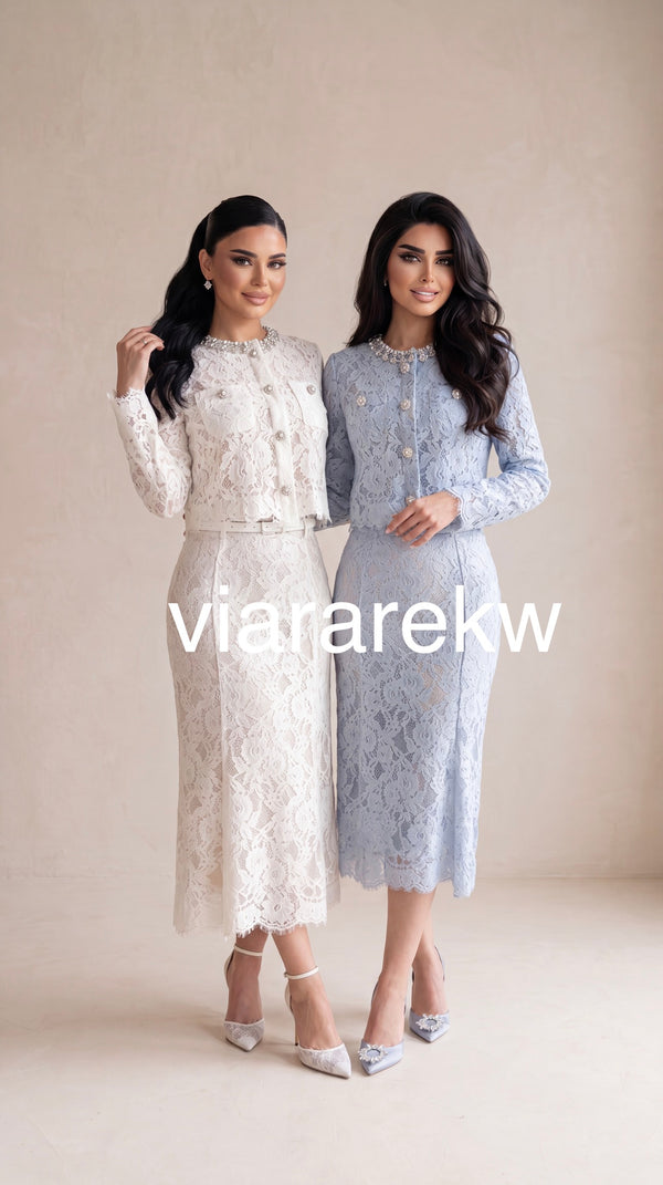 CELESTE LACE SET