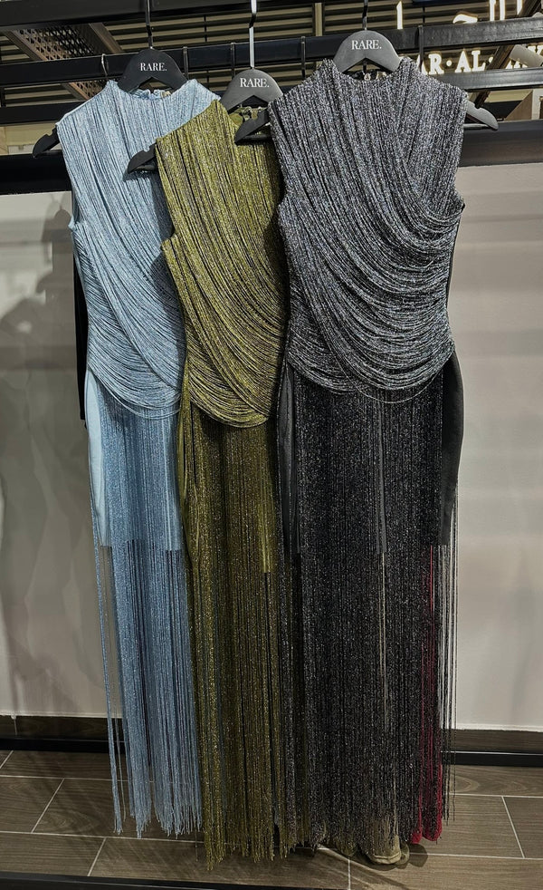 FRINGE DRESSفستان