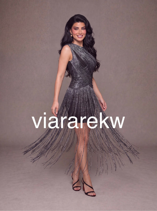 FRINGE DRESSفستان