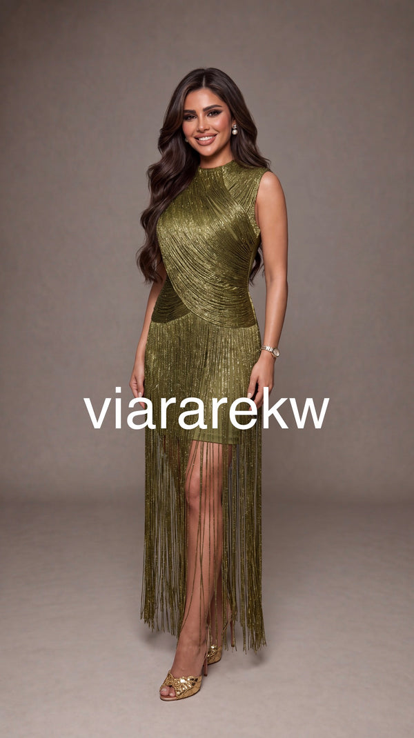 FRINGE DRESSفستان