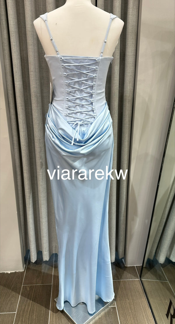 NOIR SATIN DRESSفستان