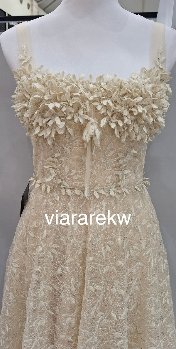 TULLE PETALS MAXI DRESSفستان