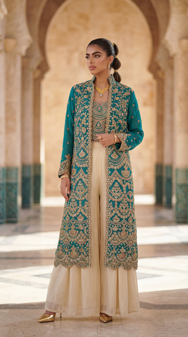3P LONG JACKET SUIT بدلة