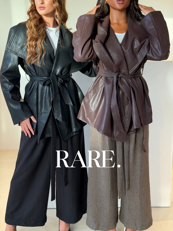 STATEMENT LEATHER BLAZER