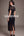 BOW BELTED  LACE  DRESSفستان