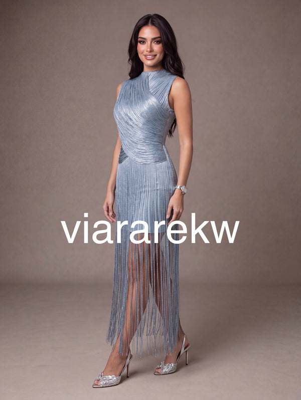 FRINGE DRESSفستان