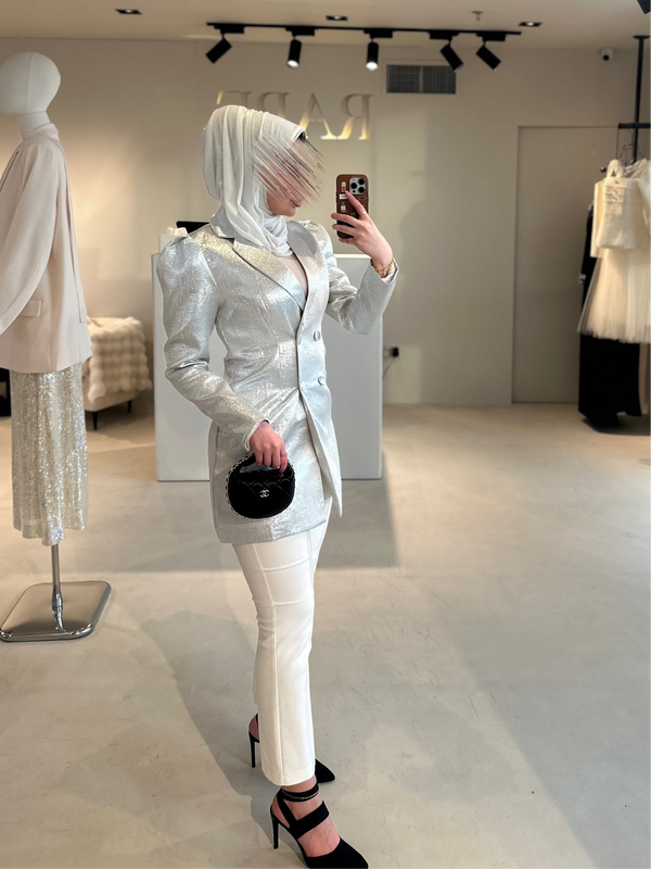 METALLIC BLAZER