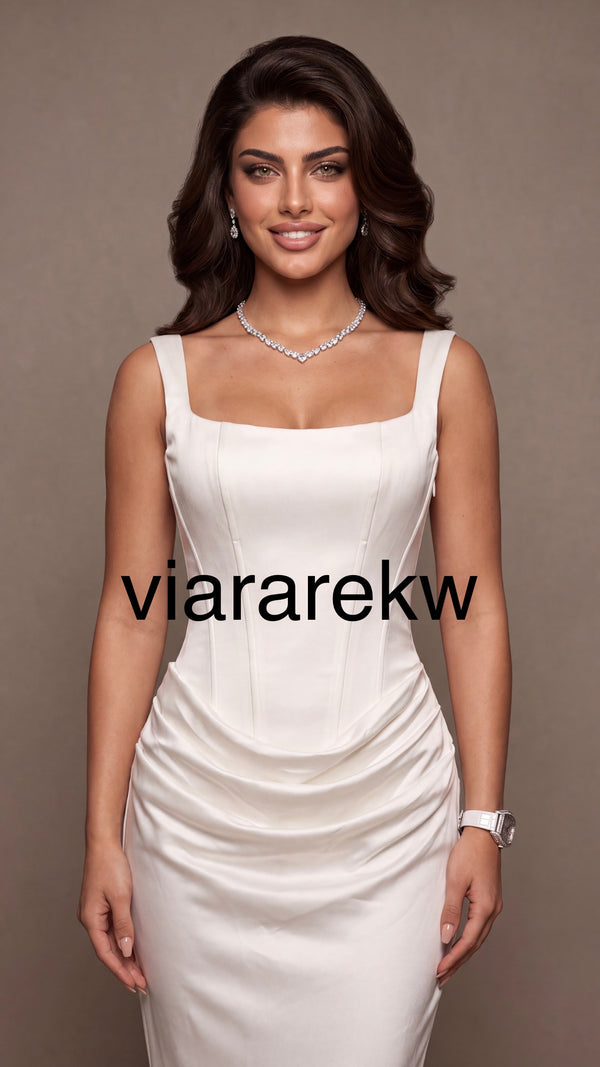 NOIR SATIN DRESSفستان