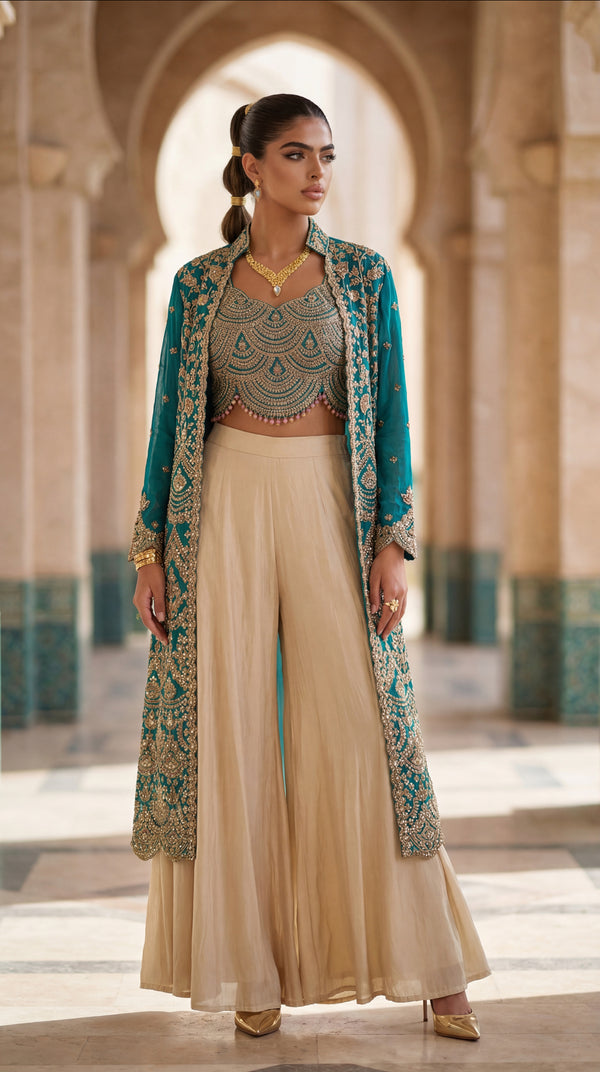 3P LONG JACKET SUIT بدلة