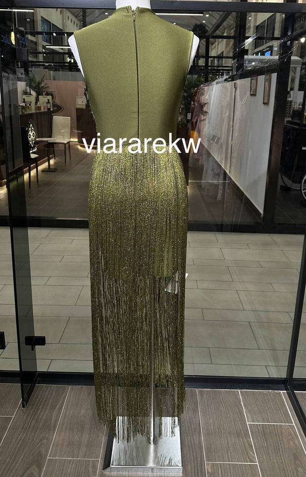 FRINGE DRESSفستان