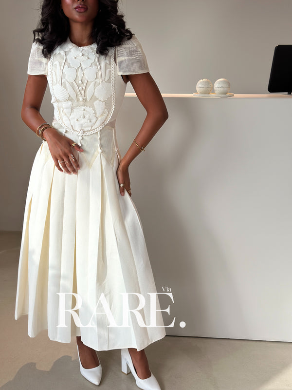 FLOWER LONG DRESS فستان