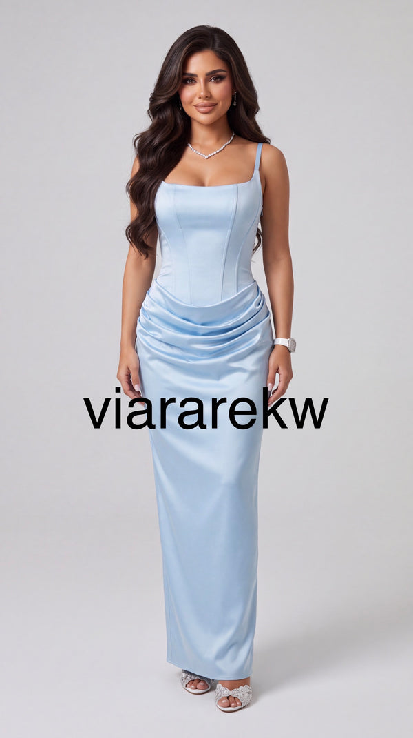 NOIR SATIN DRESSفستان