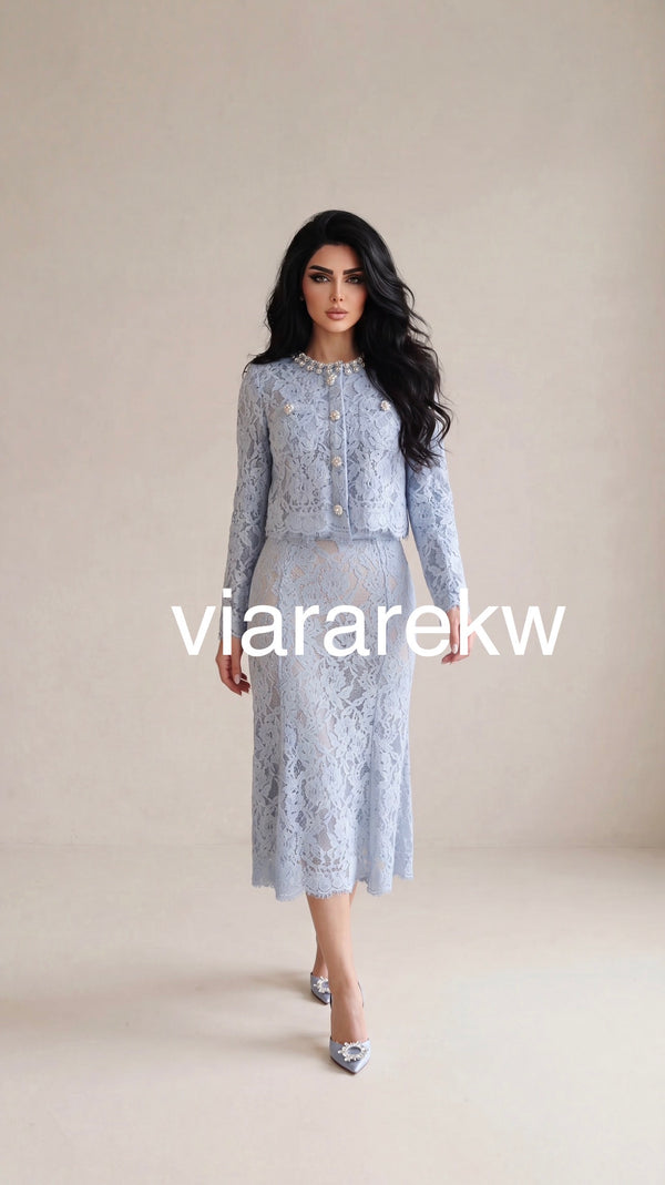 CELESTE LACE SET