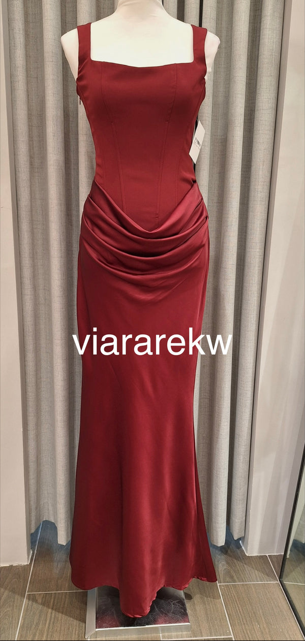 NOIR SATIN DRESSفستان
