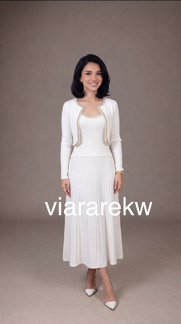 LILY CELESTE KNIT SET فستان
