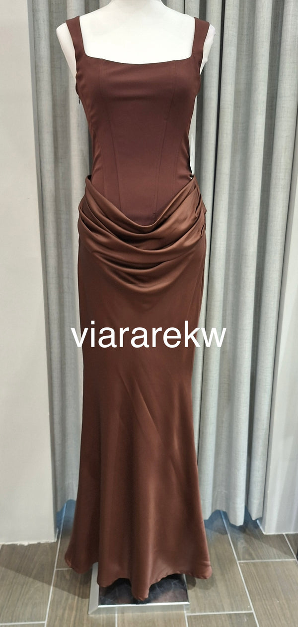 NOIR SATIN DRESSفستان
