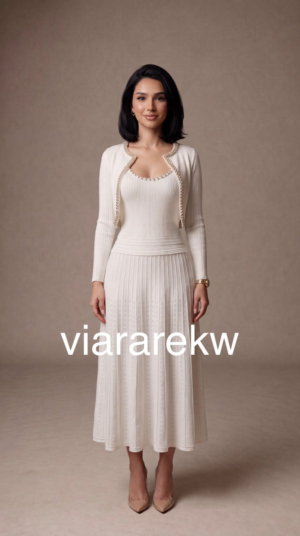 LILY CELESTE KNIT SET فستان