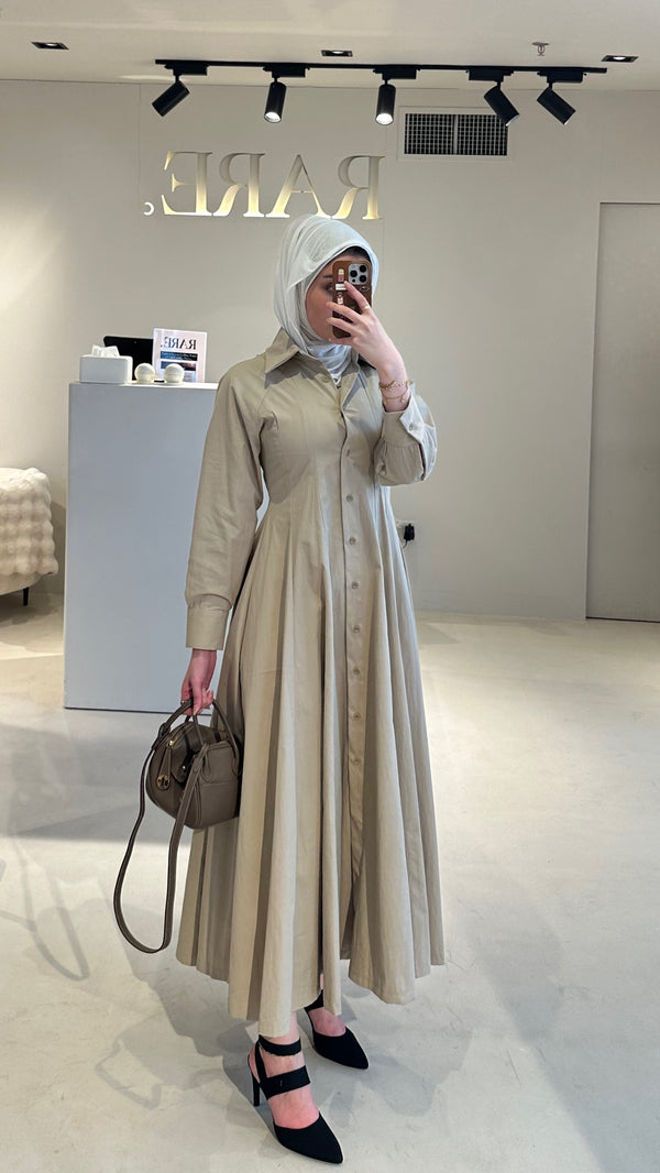 LONG DRESS WITH BELT