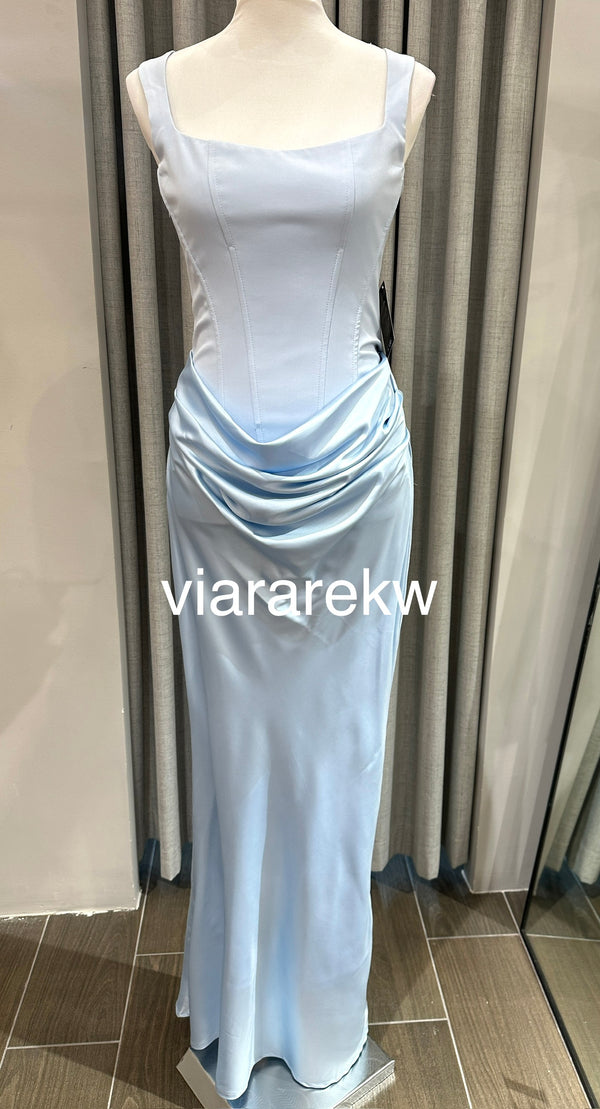 NOIR SATIN DRESSفستان