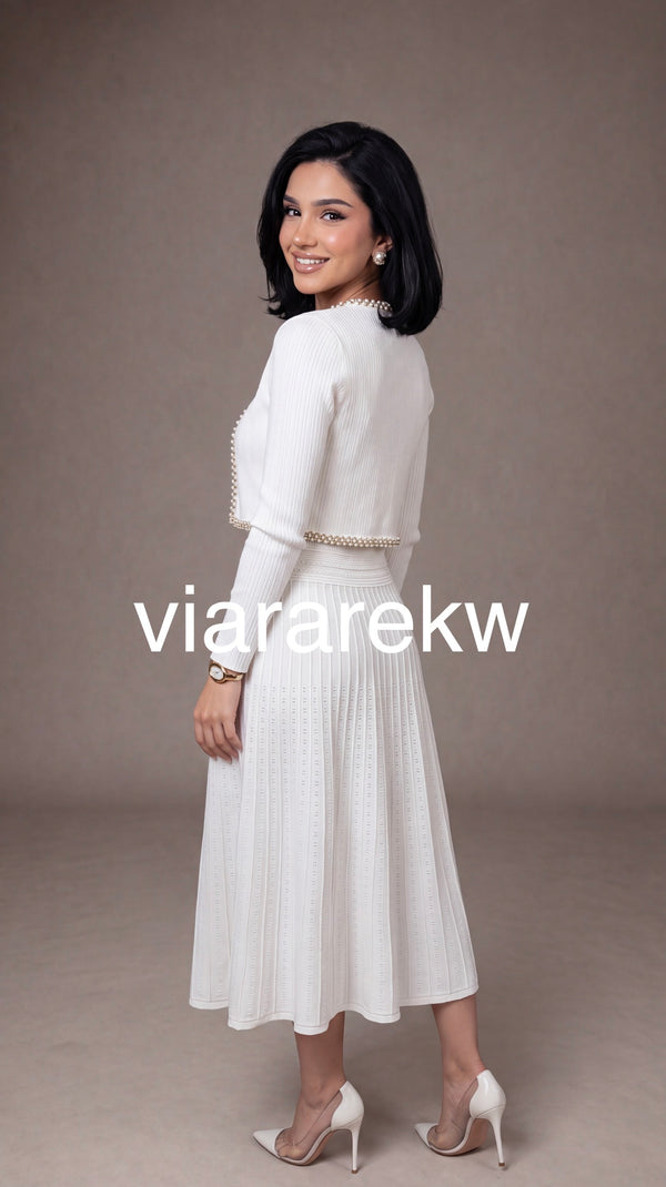 LILY CELESTE KNIT SET فستان