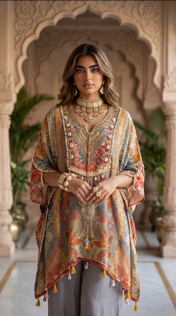 COLORFUL TOP&PANTS بدلة