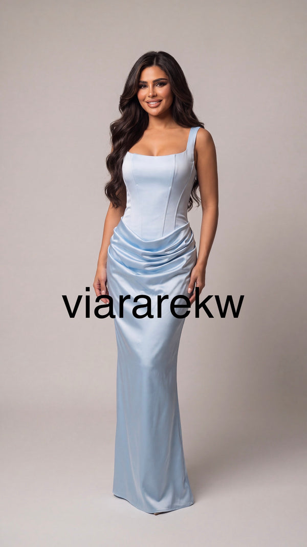 NOIR SATIN DRESSفستان