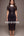 BOW BELTED  LACE  DRESSفستان